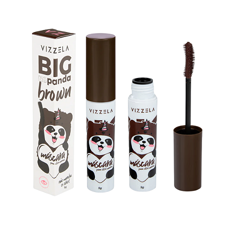 Máscara Big No Panda Brown Vizzela - Marrom
