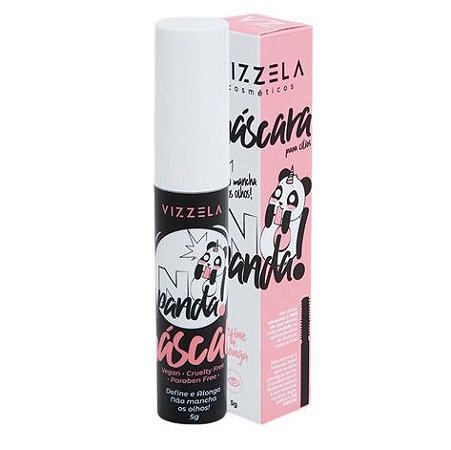 MÁSCARA PARA CÍLIOS NO PANDA VEGANO - VIZZELA