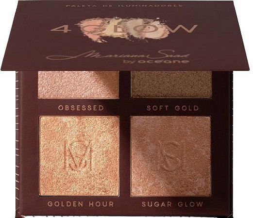 PALETA DE ILUMINADORES 4 GLOW - MARIANA SAAD