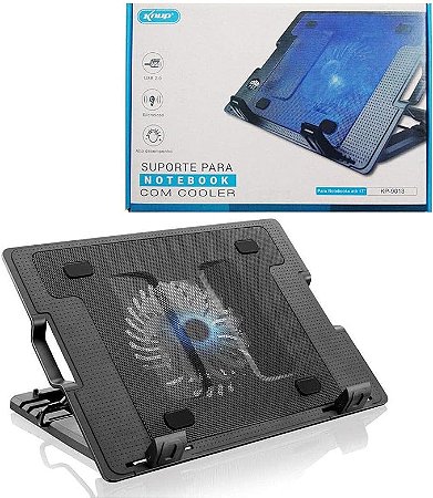 Suporte p/ notebook com cooler usb 2.0 knup
