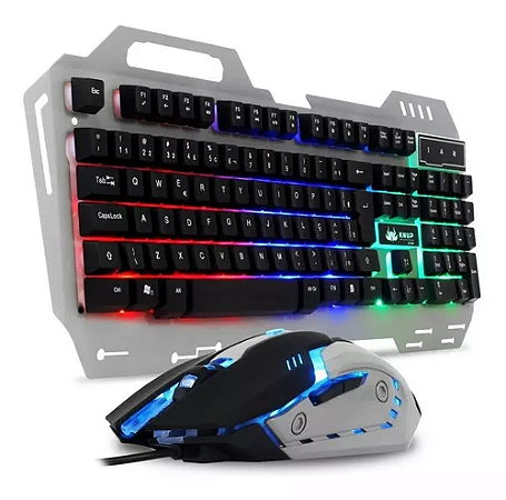 KIT TECLADO + MOUSE GAMER KNUP