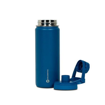 GARRAFA 500ML AZUL MARINHO GOLDENTEC