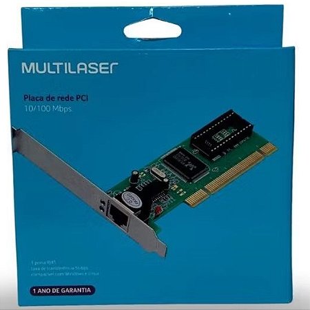 PLACA DE REDE PCI 10/100 MBPS MULTILASER