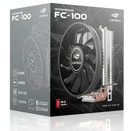 COOLER CPU C3T 115X 1700 AMX FC 100 C3TECH