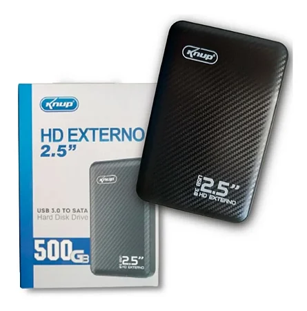 HD EXTERNO 2.5 500GB KNUP