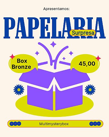 Box Papelaria Surpresa - Bronze