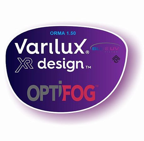 Varilux XR Design Orma Blue Uv Optifog