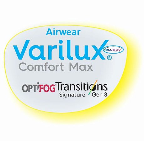 Varilux Comfort Max Airwear Blue Uv Transitions  Optifog