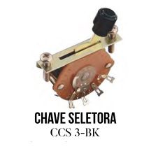 Chave Custom Sound 3 Posições Tele