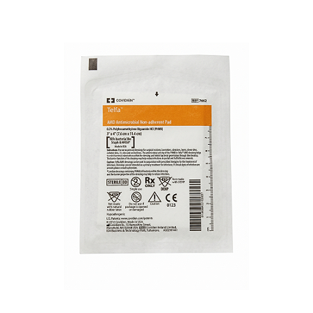 Curativo Antimicrobiano TELFA AMD, Poliester – Covidien