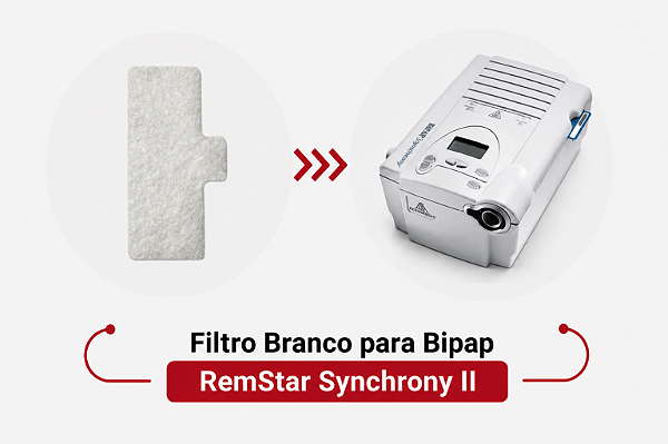 Filtro Branco para Bipap RemStar Synchrony II