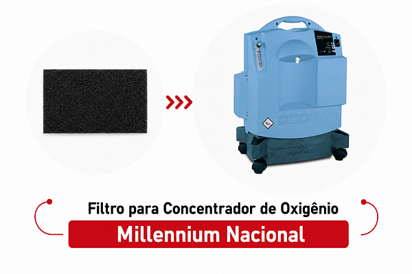 Filtro para Concentrador de Oxigênio Millennium Nacional