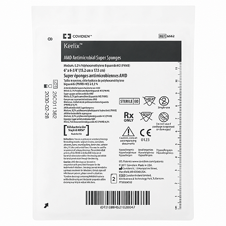 Compressa de Gaze Antimicrobiana Kerlix AMD 15x17cm com 2 Unidades