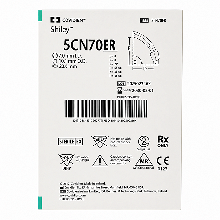 Cânula de Traqueostomia Shiley Flex 5CN70ER EVAC TaperGuard Covidien