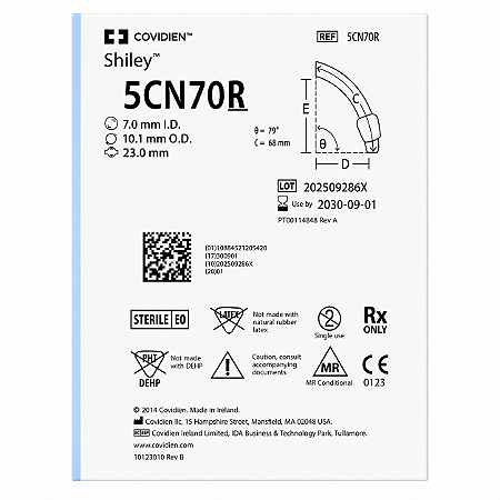 Cânula de Traqueostomia Shiley Flex 5CN70R TaperGuard Covidien