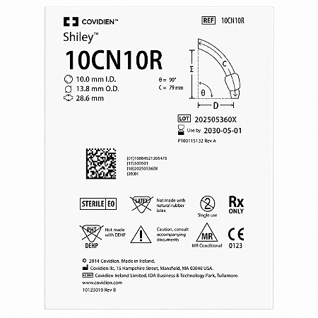 Cânula de Traqueostomia Shiley Flex 10CN10R TaperGuard Covidien