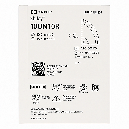 Cânula de Traqueostomia Shiley Flex 10UN10R Sem Cuff com Cânula Interna Reutilizável Covidien