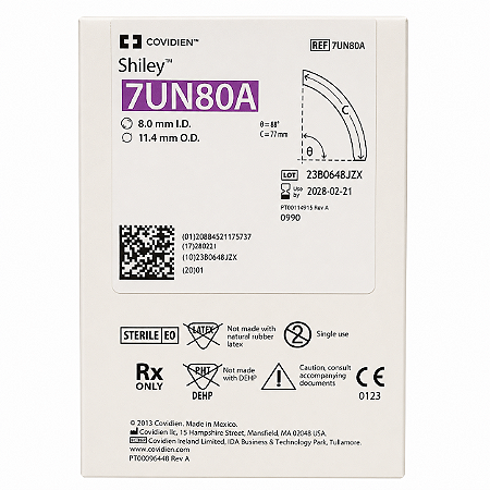 Cânula de Traqueostomia Shiley Flex 7UN80A Sem Cuff com Cânula Interna Descartável Covidien