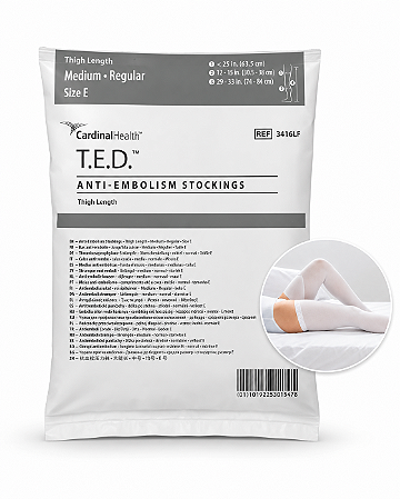 Meia Antiembólica T.E.D.™ Até a Coxa Média Regular Covidien