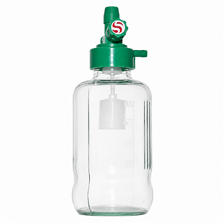 Aspirador Venturi de Oxigênio com Copo de vidro 500ml