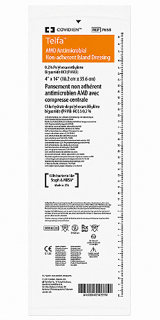 Curativo TELFA AMD 10,2 x 35,6 cm Com Borda