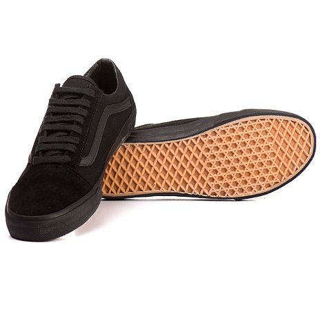vans camurça preto