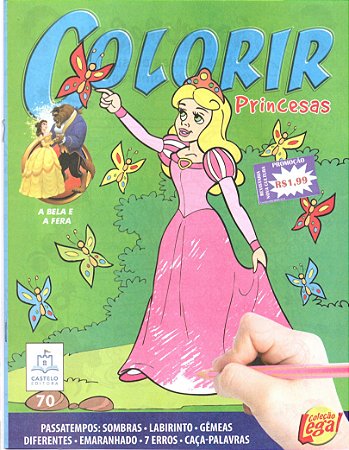 COLORIR PRINCESAS ED.70