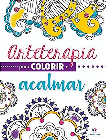 Livro de Arteterapia para Colorir e Relaxar 1 Unidade