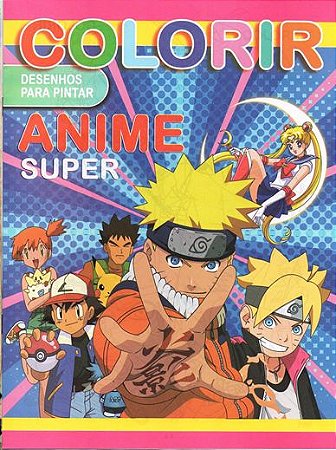 Livro de colorir Naruto