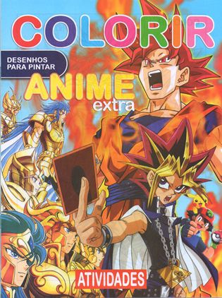 COLORIR ANIME EXTRA (COLORIR + ATIVIDADES) - revistaria nova cultura