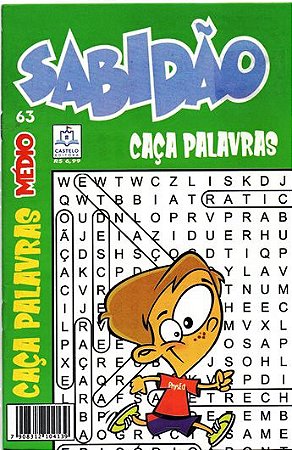 Livro Caça-palavras Ed.60 - Fácil/Médio - Diversão