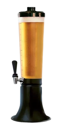 Kit Com 2 Torre De Chopp 3,5l Com 2 Refil Cada