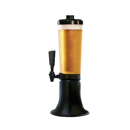 Torre de Chopp Doutor Beer 2L Com Torneira Tap Handle Preta