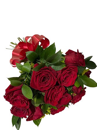 Buquê com 12 rosas un/12