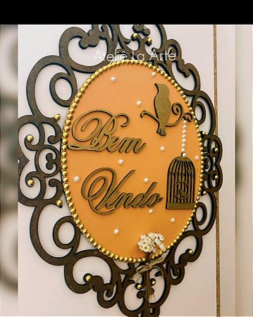 Placa Bem-vindos