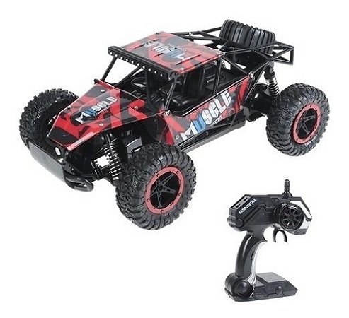 Carrinho de Controle Remoto 4x4 Off Road Rock Crawler