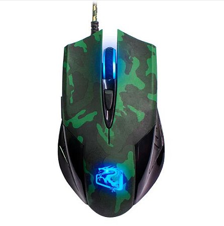 Combo 2 em 1  Mouse 6 botões  e Mouse Pad 3.200PI LED 4 COR Cs Go
