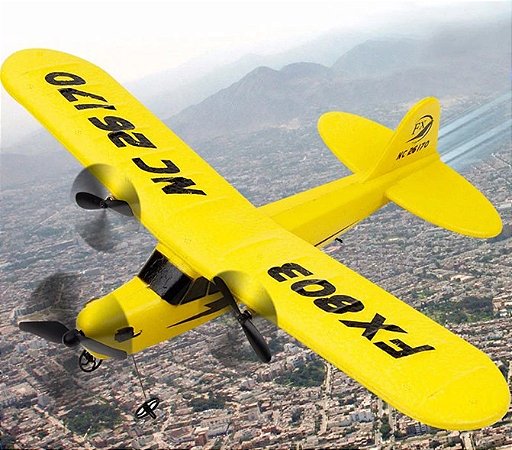 controle remoto, 2.4GHz Pronto para Voar Avião 2 Canais Aeronave