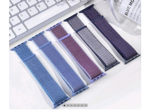 Pulseira De Nylon Para  Apple Relógio series se 6 5 4 3 2 1