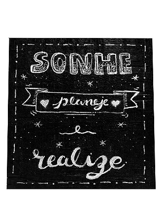 LETTERING SONHE PLANEJE E REALIZE