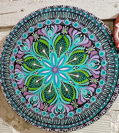 Mandala Floresta lilás