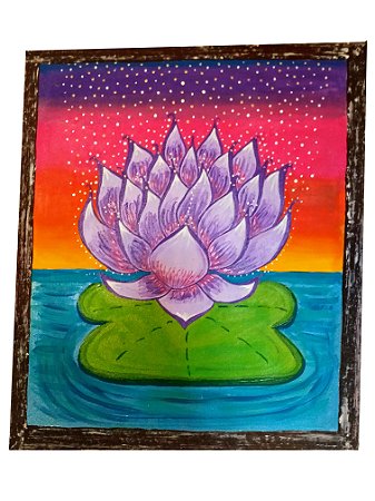 FLOR DE LÓTUS VIOLETA