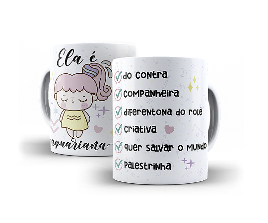 Caneca Signos Personalidades