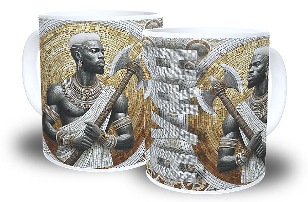 Caneca Orixás Mosaico
