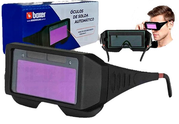 Óculos De Solda Para Soldador C/ Escurecimento Automático