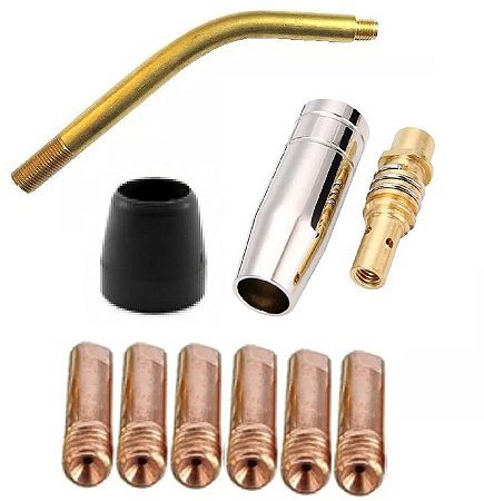 Kit Consumiveis Tocha Solda Mig 15 Ak