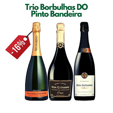 Kit Trio Borbulhas D.O. Pinto Bandeira