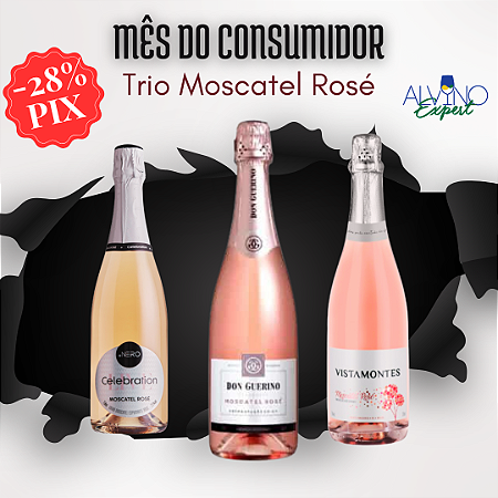 Kit Dia do Consumidor Trio Moscatel Rosé
