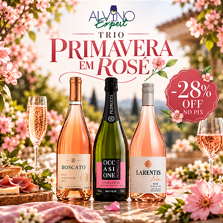 Kit Trio Primavera em Rosé
