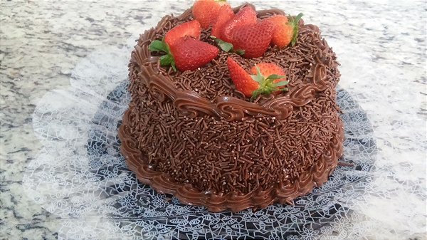 Torta brigadeiro redonda